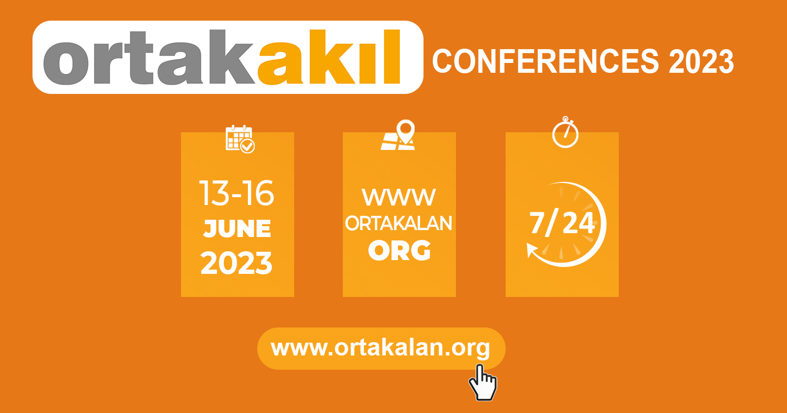 Ortakakıl Conferences 2023 will be held on 13-16 June